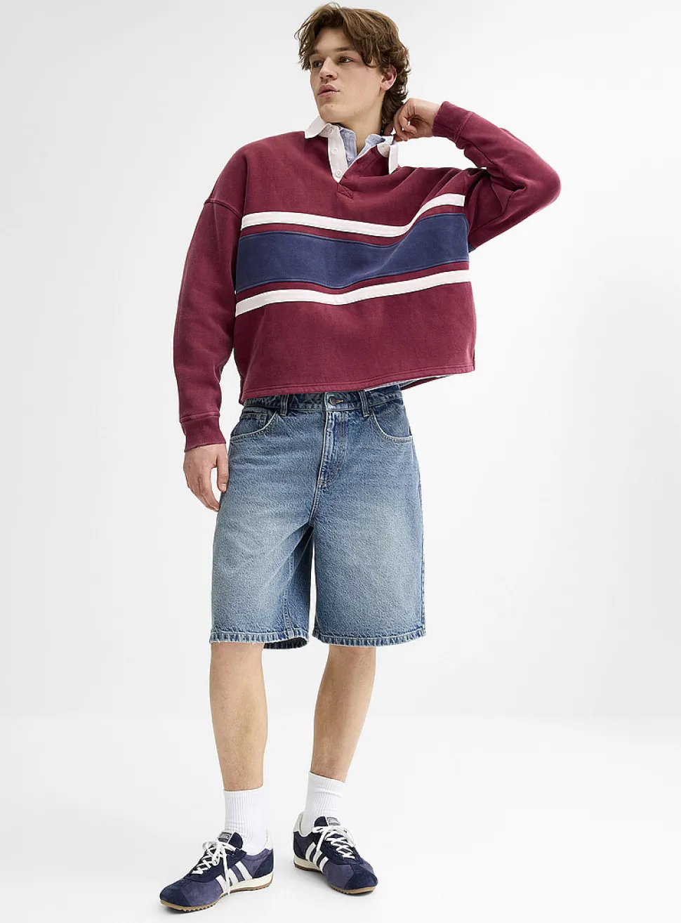 Faded blue 10" jort