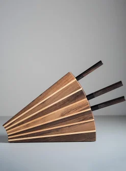 Fan knife block