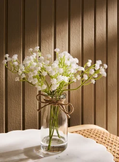 Faux gypsophila bouquet