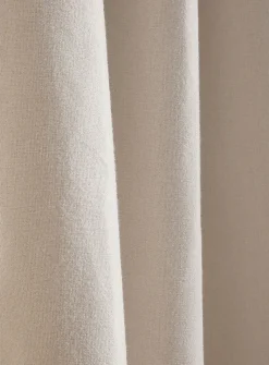 Faux-wool blackout curtain