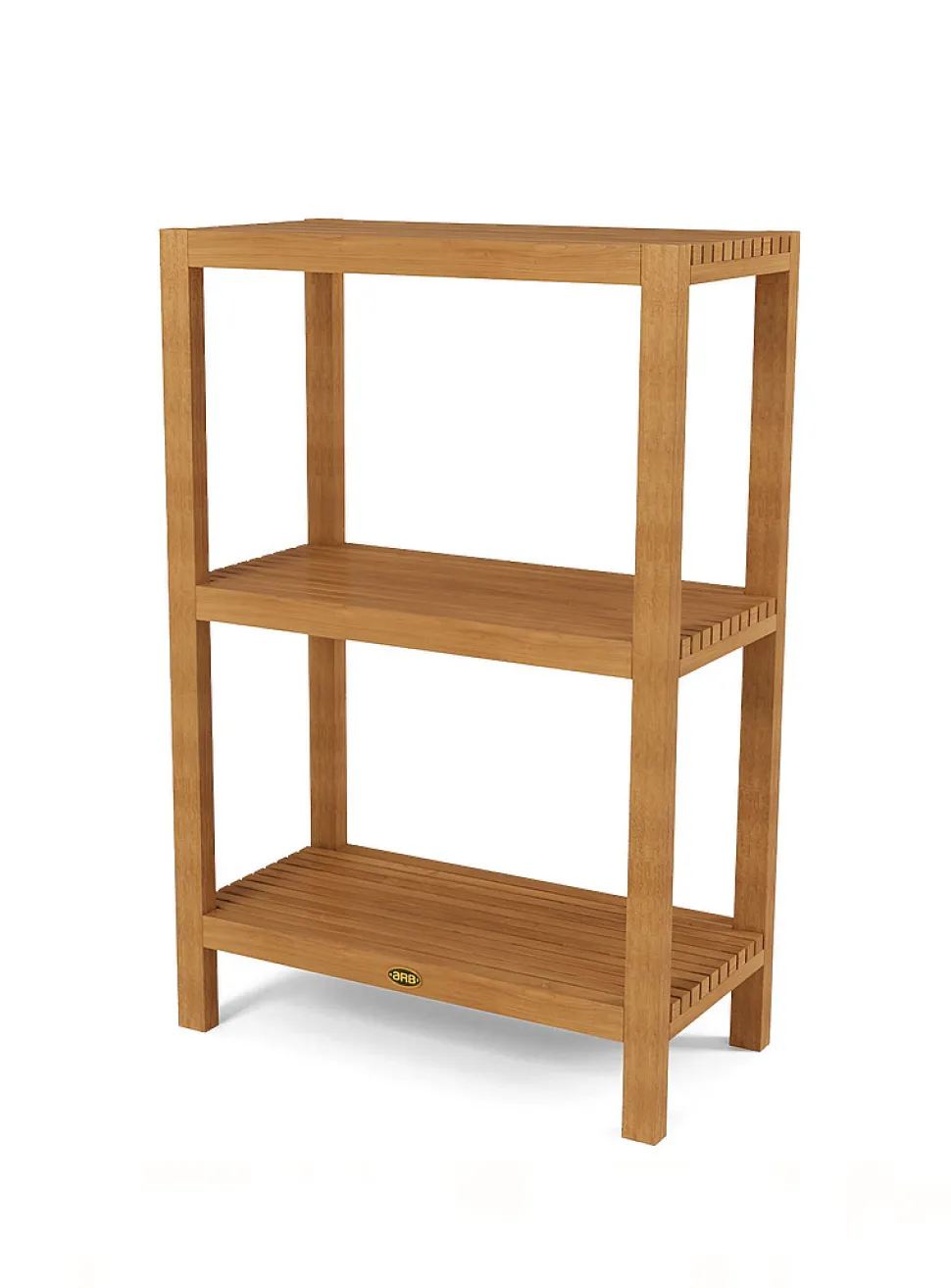 Fiji rectangular teak wood shelving