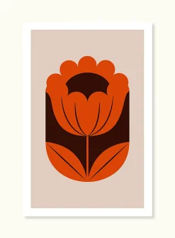 Fleur d'automne art print