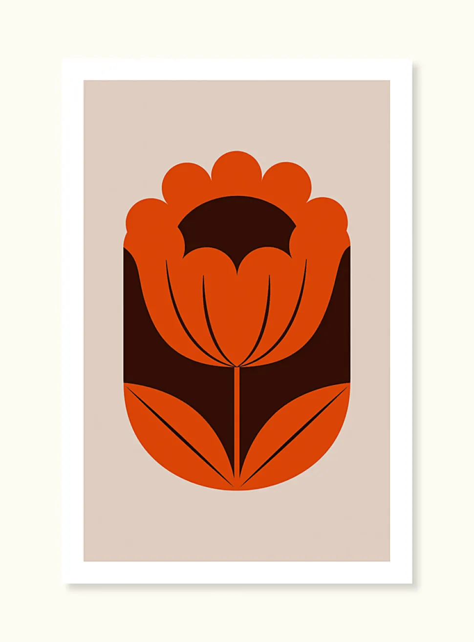 Fleur d'automne art print