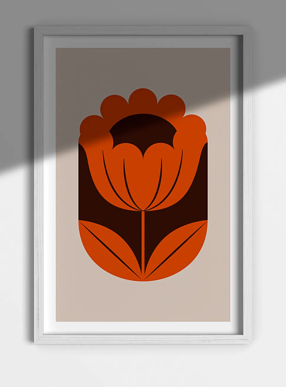 Fleur d'automne art print