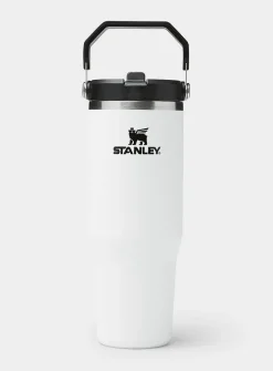 Flip Straw 30 oz insulated handle tumbler