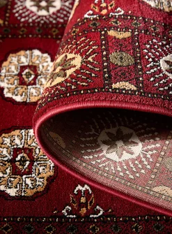 Floral mosaic Persian-style hallway rug