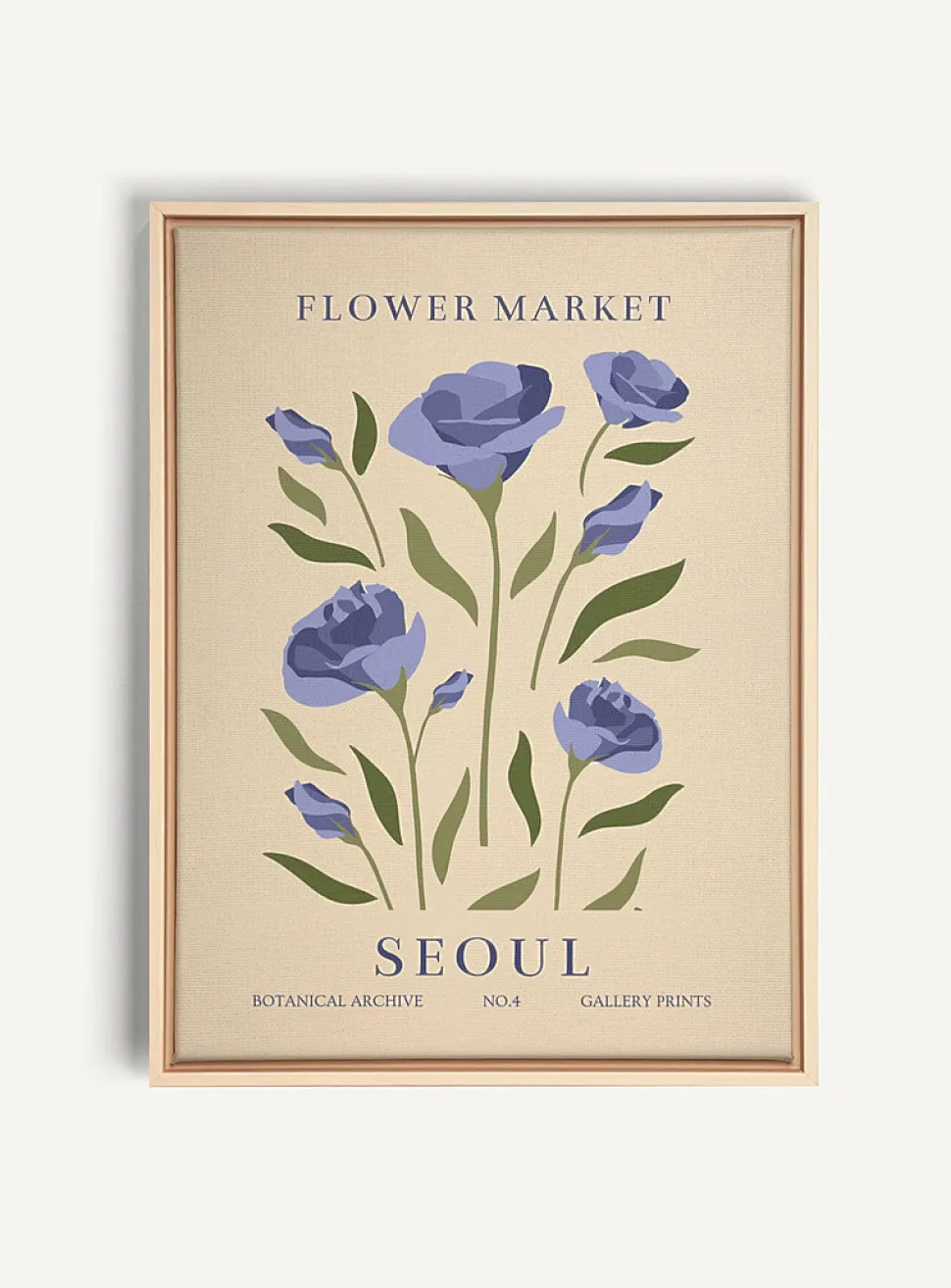 Flower Market Seoul art print