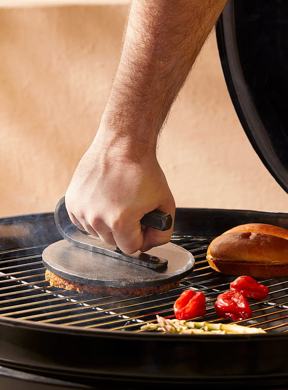 Forged burger press