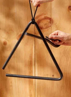 Forged triangle bell