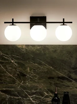 Frosted bubbles sconce