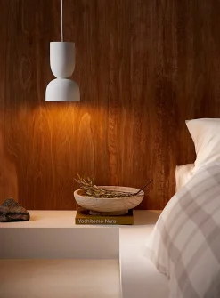 Geo cement hanging lamp