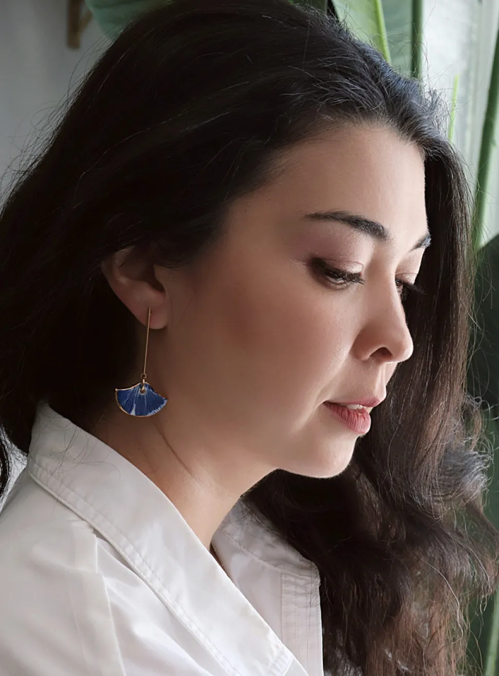 Ginkgo earrings