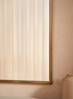 Golden arch sleek mirror