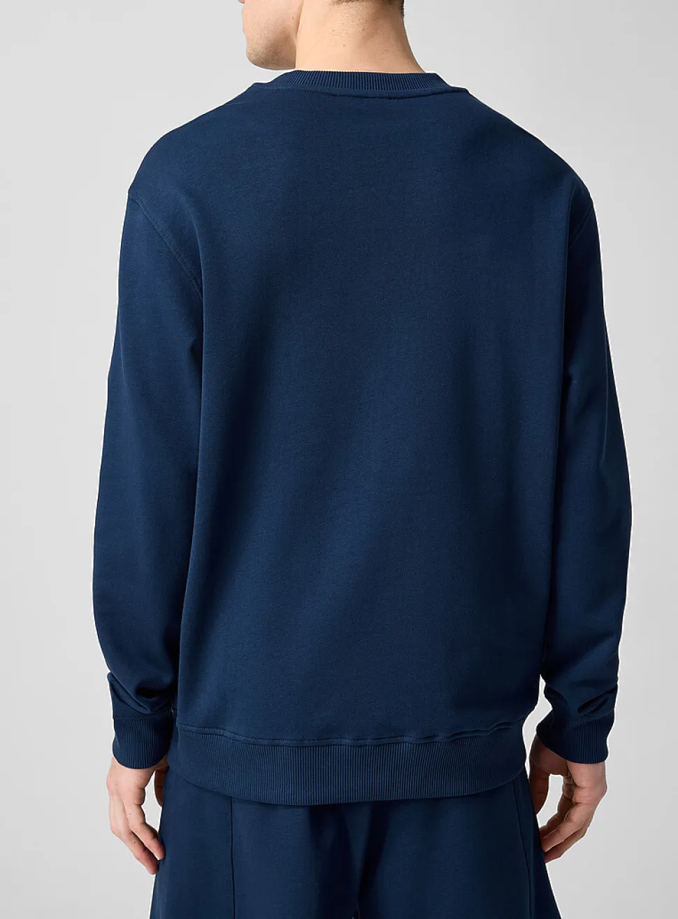Golden logo plate sweatshirt