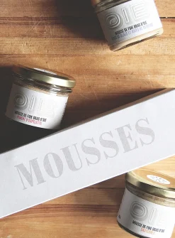 Goose foie gras mousse trio