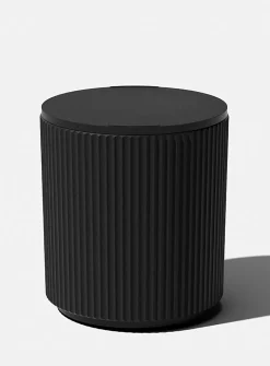 Grooved side table cooler