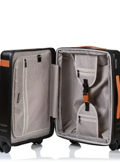 Hard-shell carry-on luggage