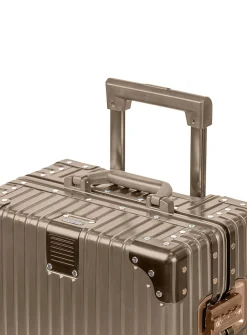 Hardside aluminum carry-on luggage