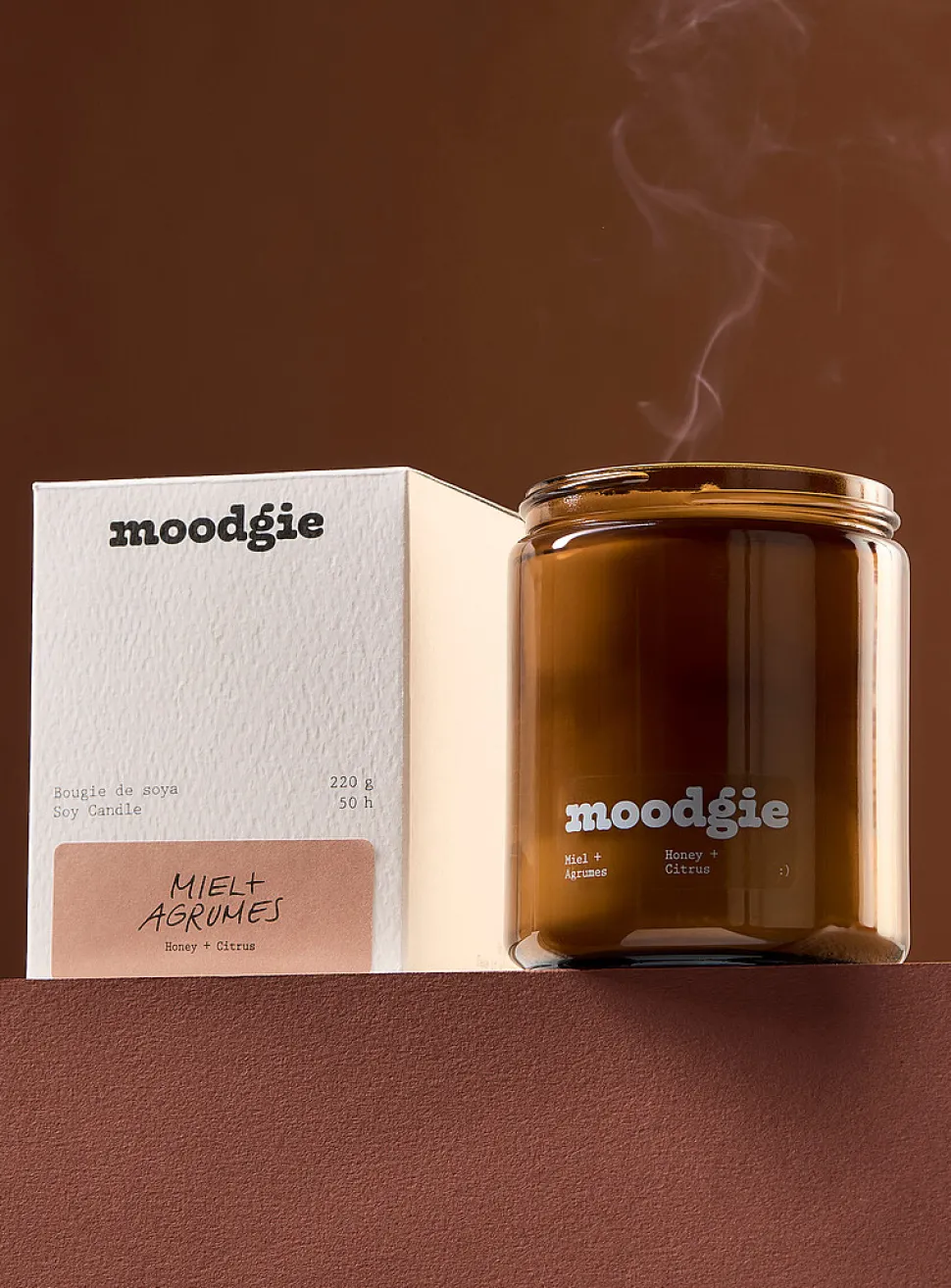 Honey & Citrus scented candle