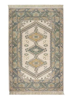 Iman ancient geometry handcrafted rug