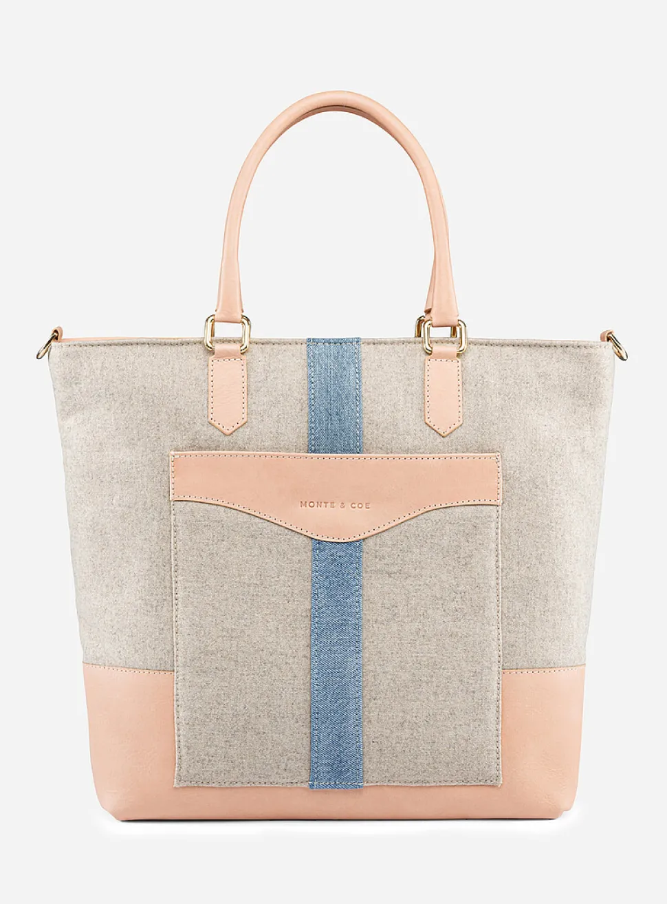 Italian wool tote bag
