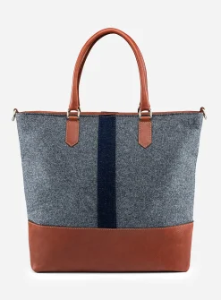 Italian wool tote bag
