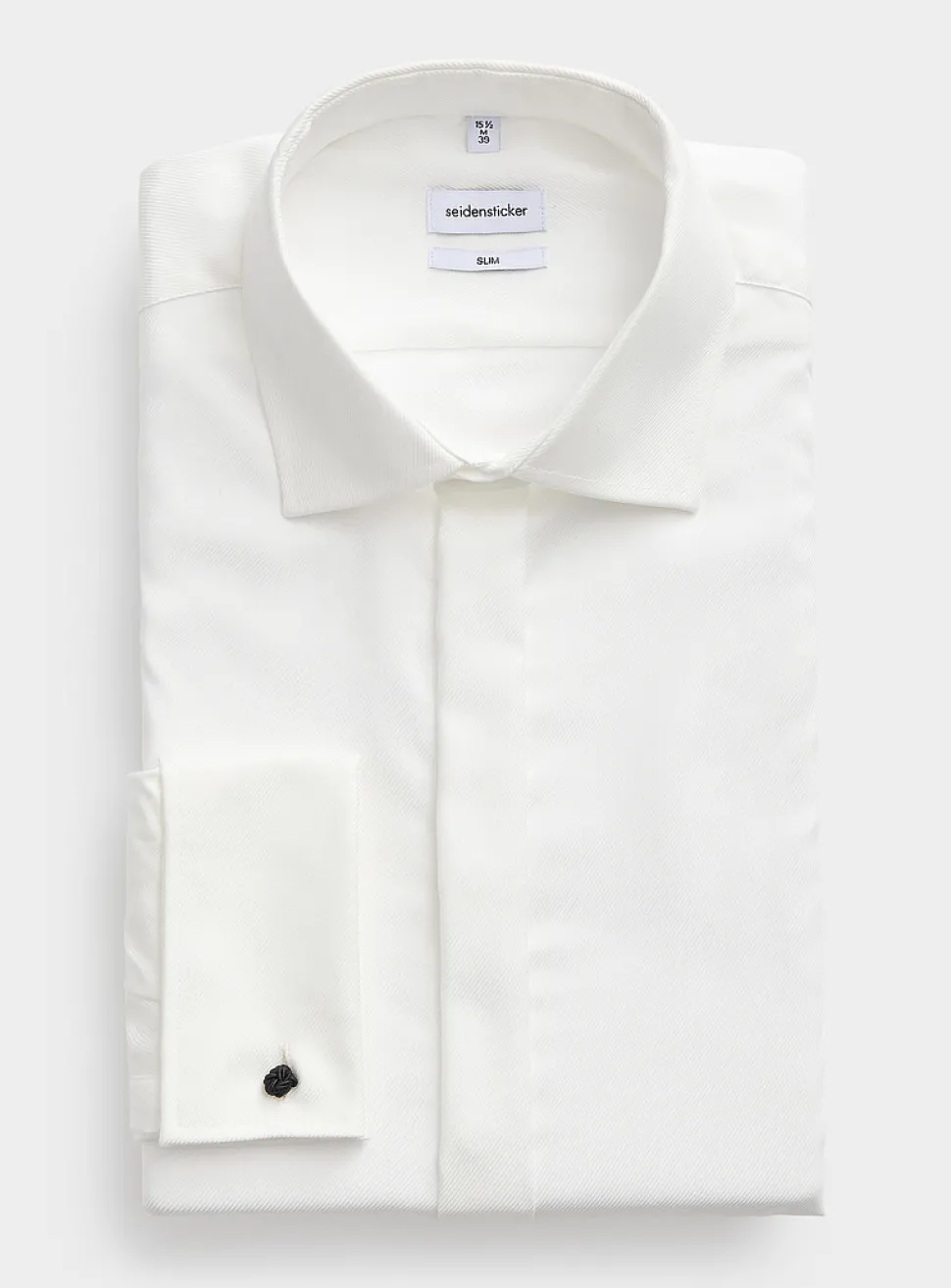 Ivory tuxedo shirt
