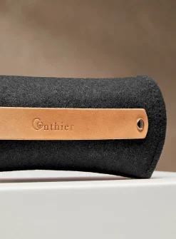 Jazz wool felt glasses case