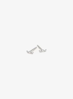 Kaia silver studs