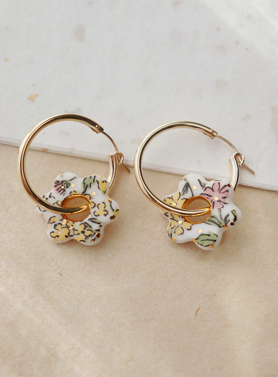 Kanako porcelain earrings