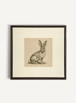 Lapin de lin art print