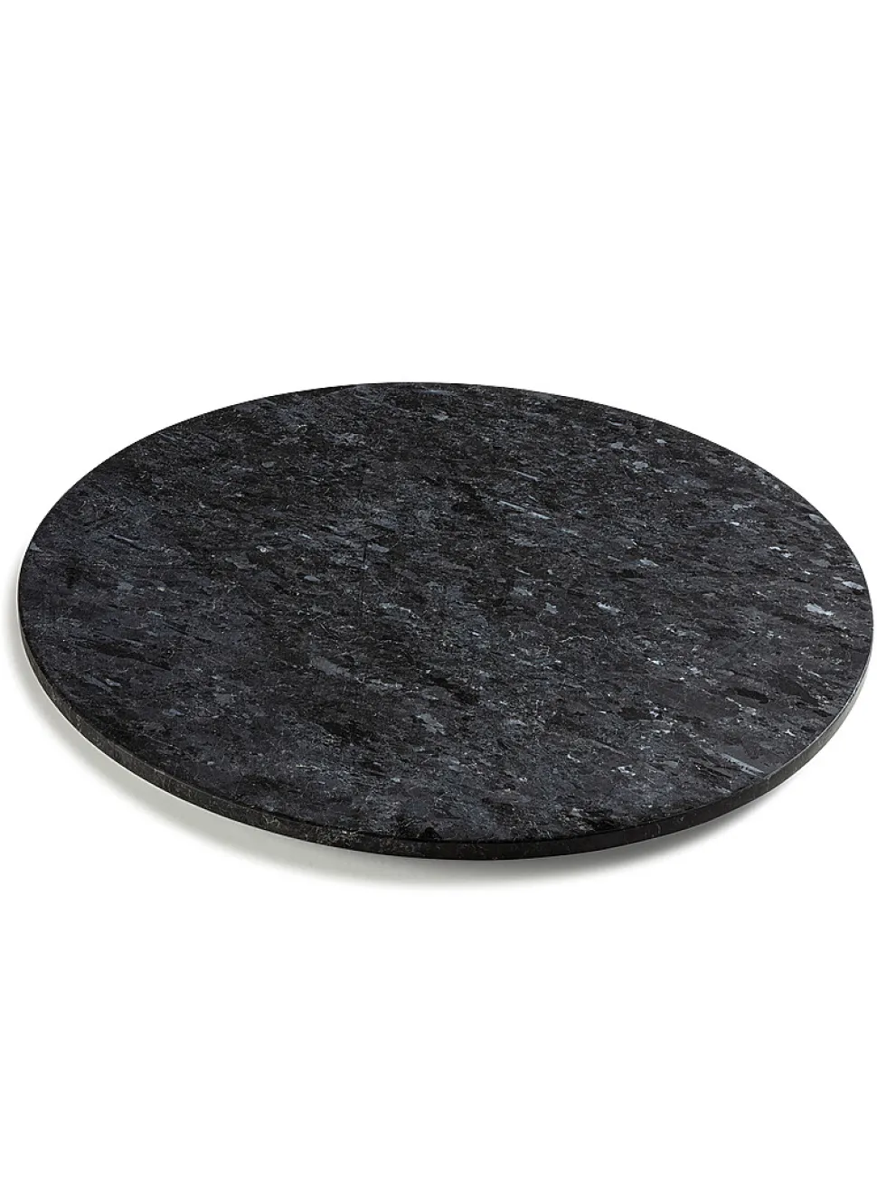 Large marble swivel tray