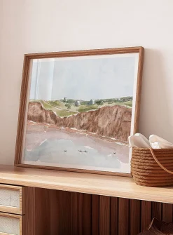 Îles-de-la-Madeleine watercolour poster
