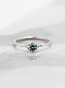 Liv sapphire and diamond ring