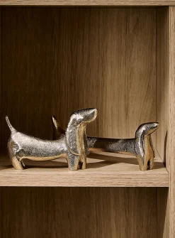 Long golden dachshund decoration