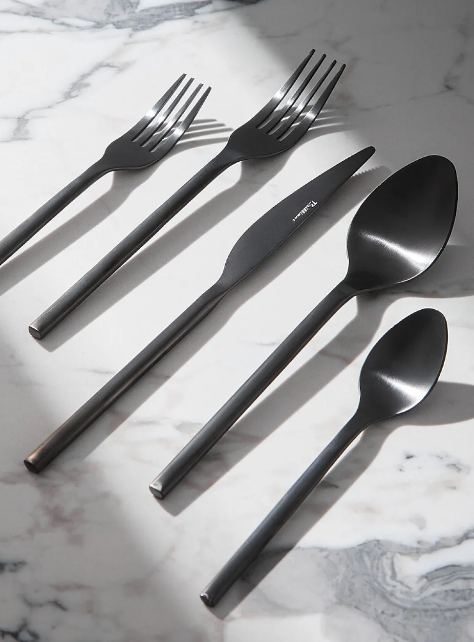 Maison black stainless 18/10 steel utensils