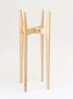 Maple plant stand