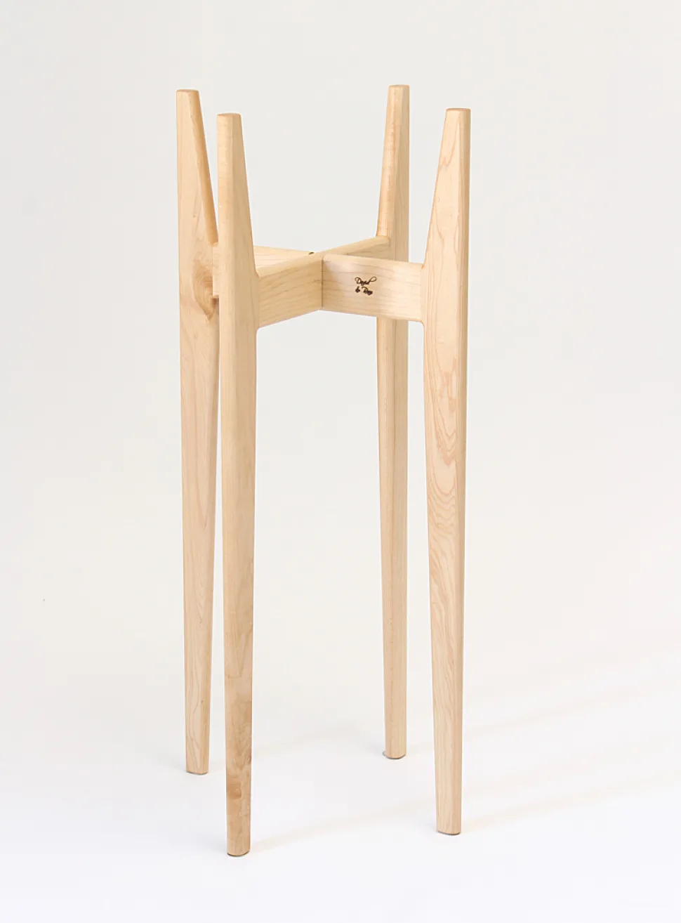Maple plant stand