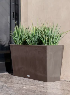 Marble prism planter