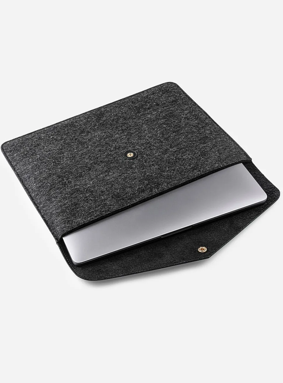 Merino wool laptop pouch