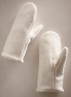 Merino wool mitten