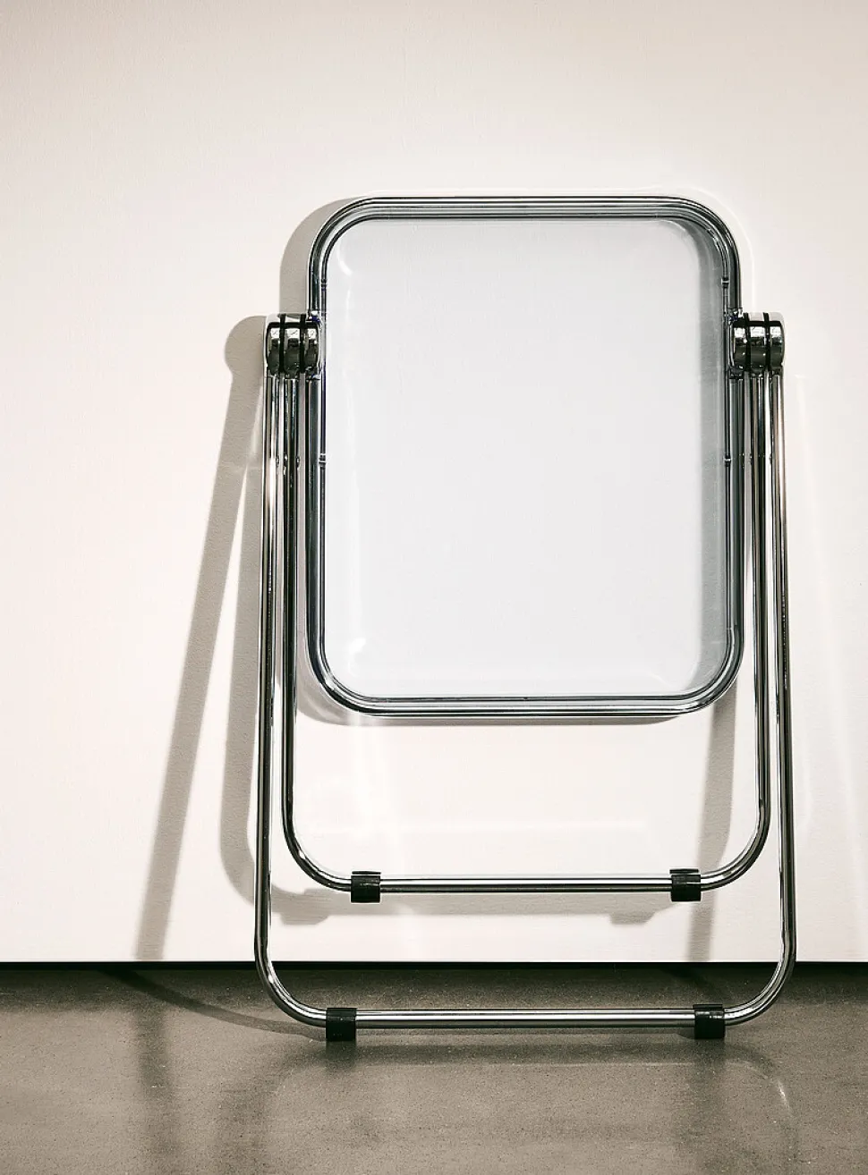 Metal and polyethylene folding accent table