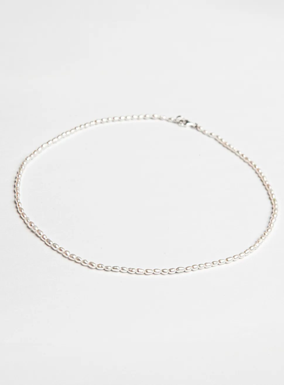 Miniature freshwater pearl necklace