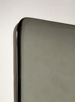 Minimalist frameless mirror