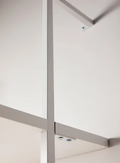 Minimalist ladder-shaped bookshelf