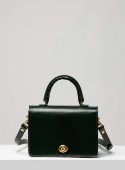Minimalist Turn-loc closure handbag