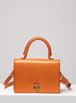 Minimalist Turn-loc closure handbag