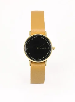 26 mm gold case watch