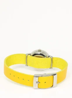 26 mm silver case watch