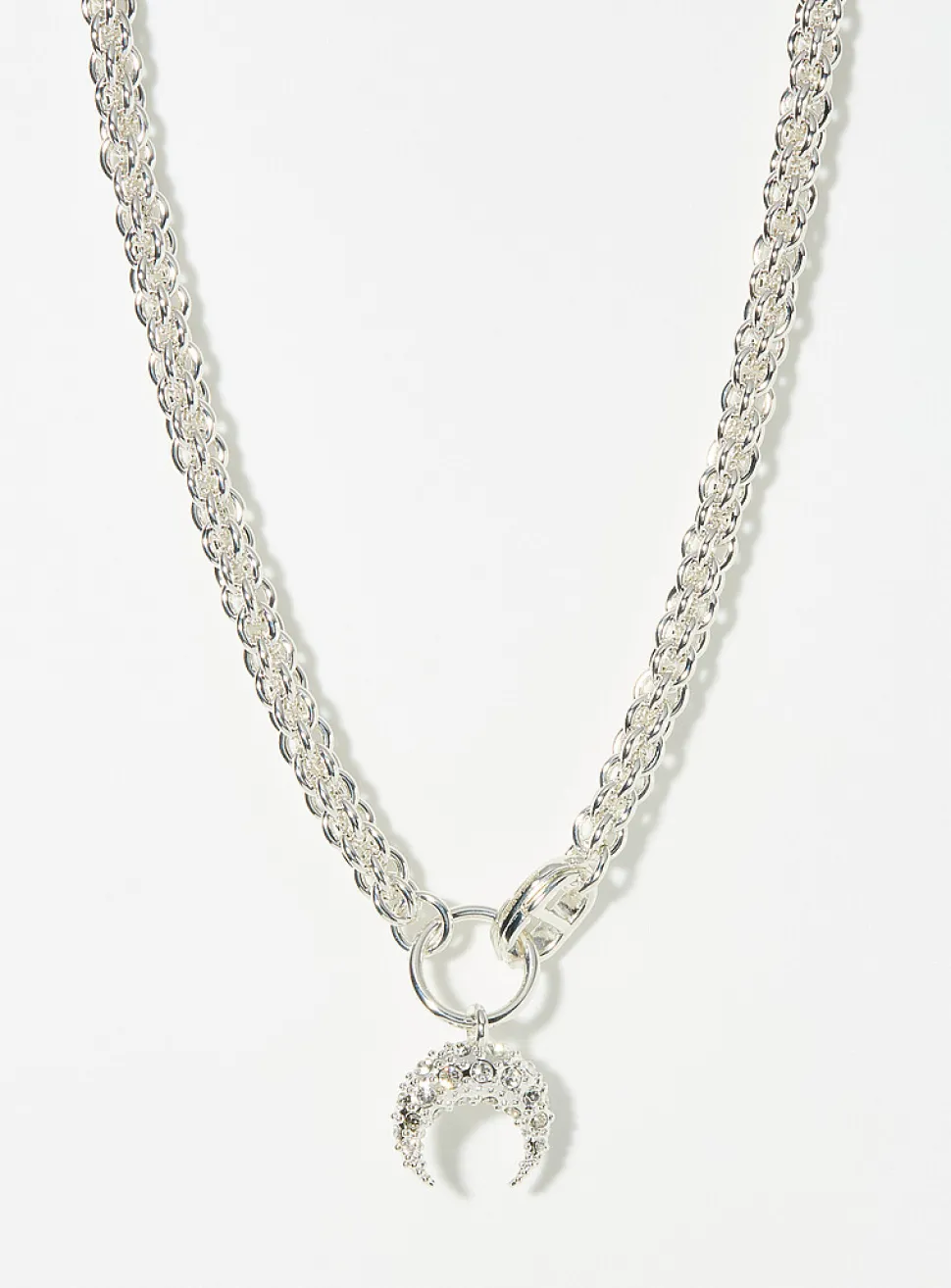 Moon crystal necklace